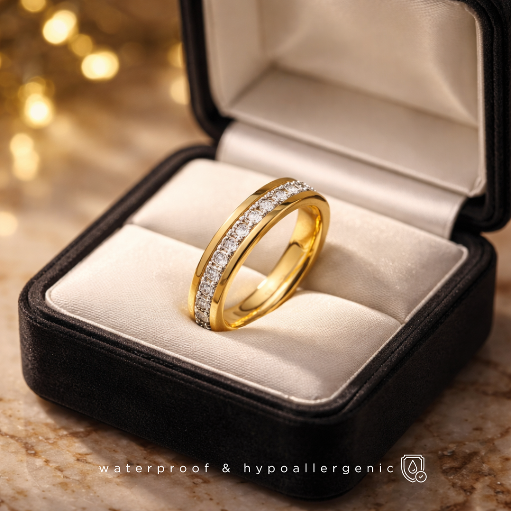 RONYA Ring - 18 Karat vergoldet