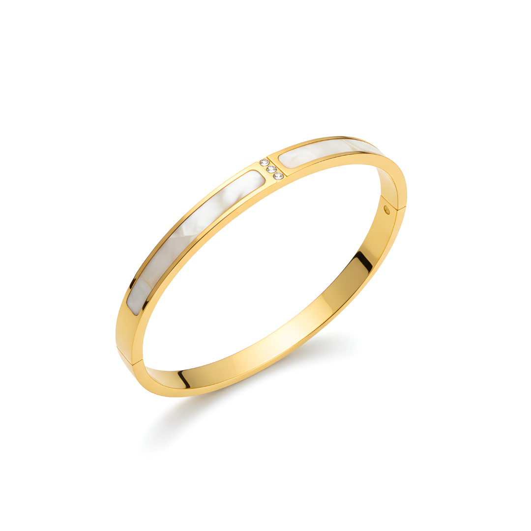 SPÎL - Armreif- 18K vergoldet