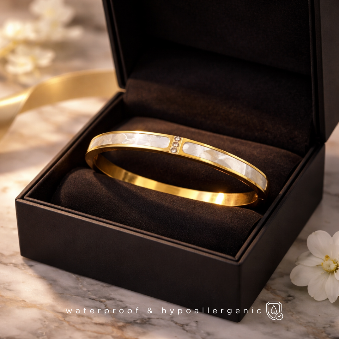 SPÎL - Armreif- 18K vergoldet