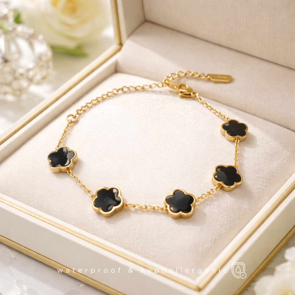 ZEVRA - Schmuckset - Halskette, Ohrringe & Armband