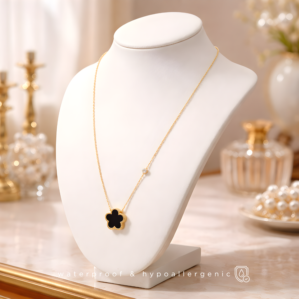 ZEVRA - Schmuckset - Halskette, Ohrringe & Armband