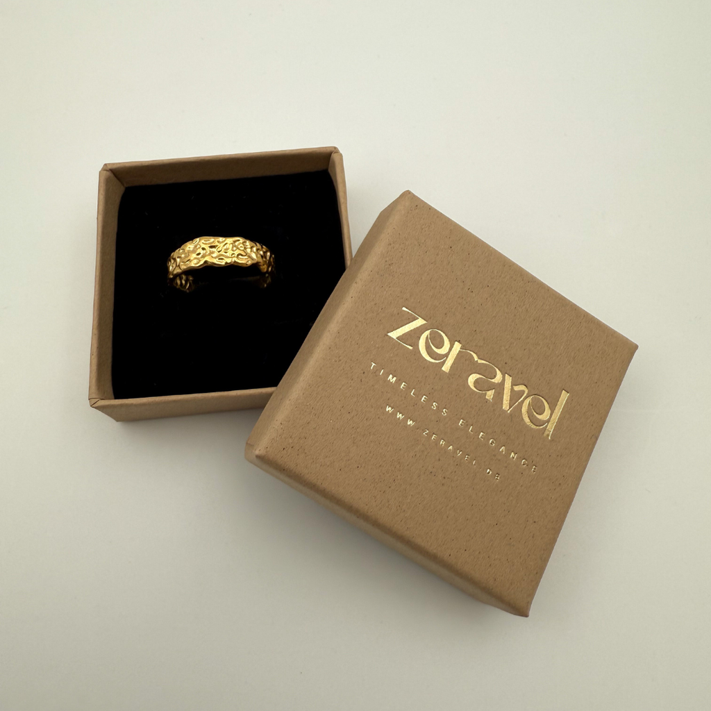 QERÎ Ring - 18K vergoldet