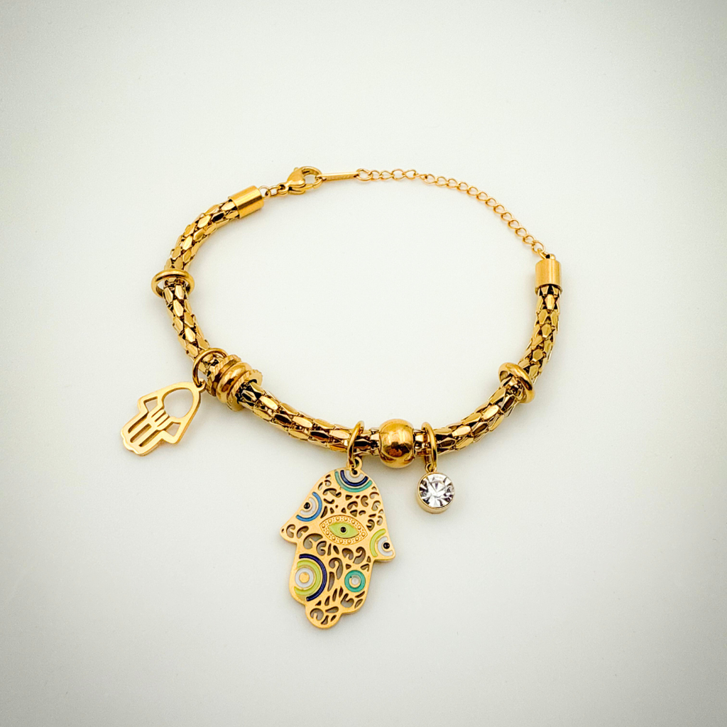 DESTÊK - Armband - 18K vergoldet