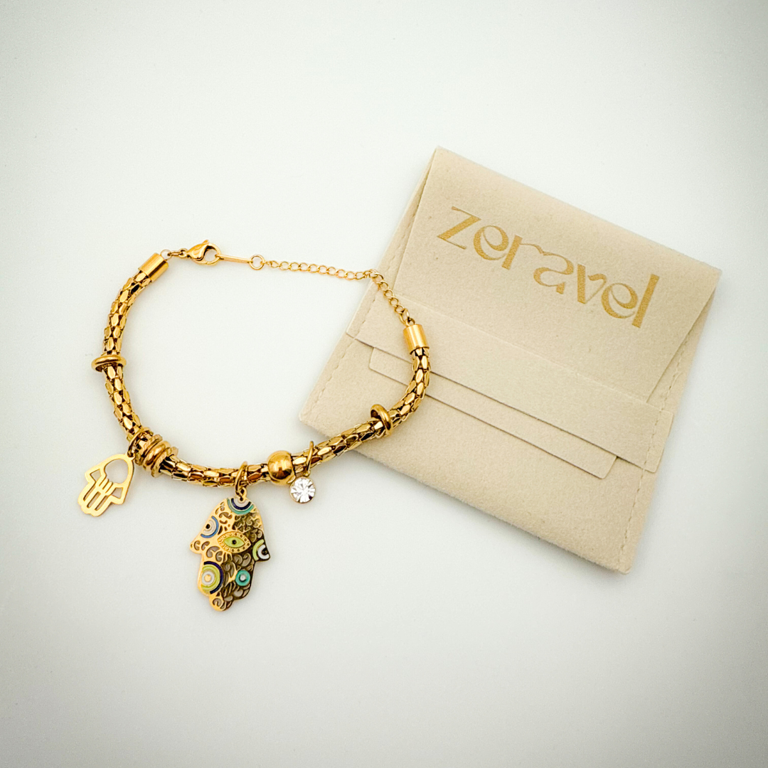 DESTÊK - Armband - 18K vergoldet