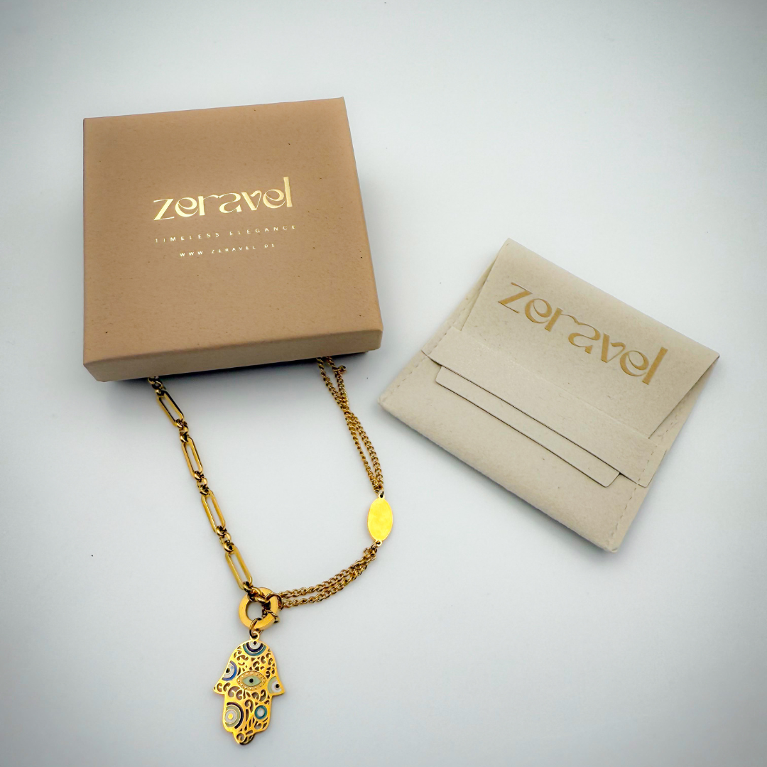 HESÎ - Halskette - 18K vergoldet