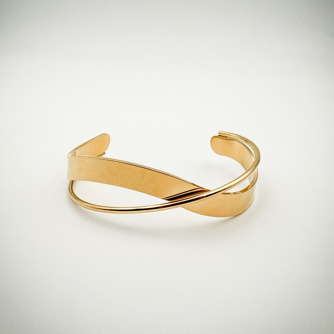 NAVÎN - Armreif - 18K vergoldet