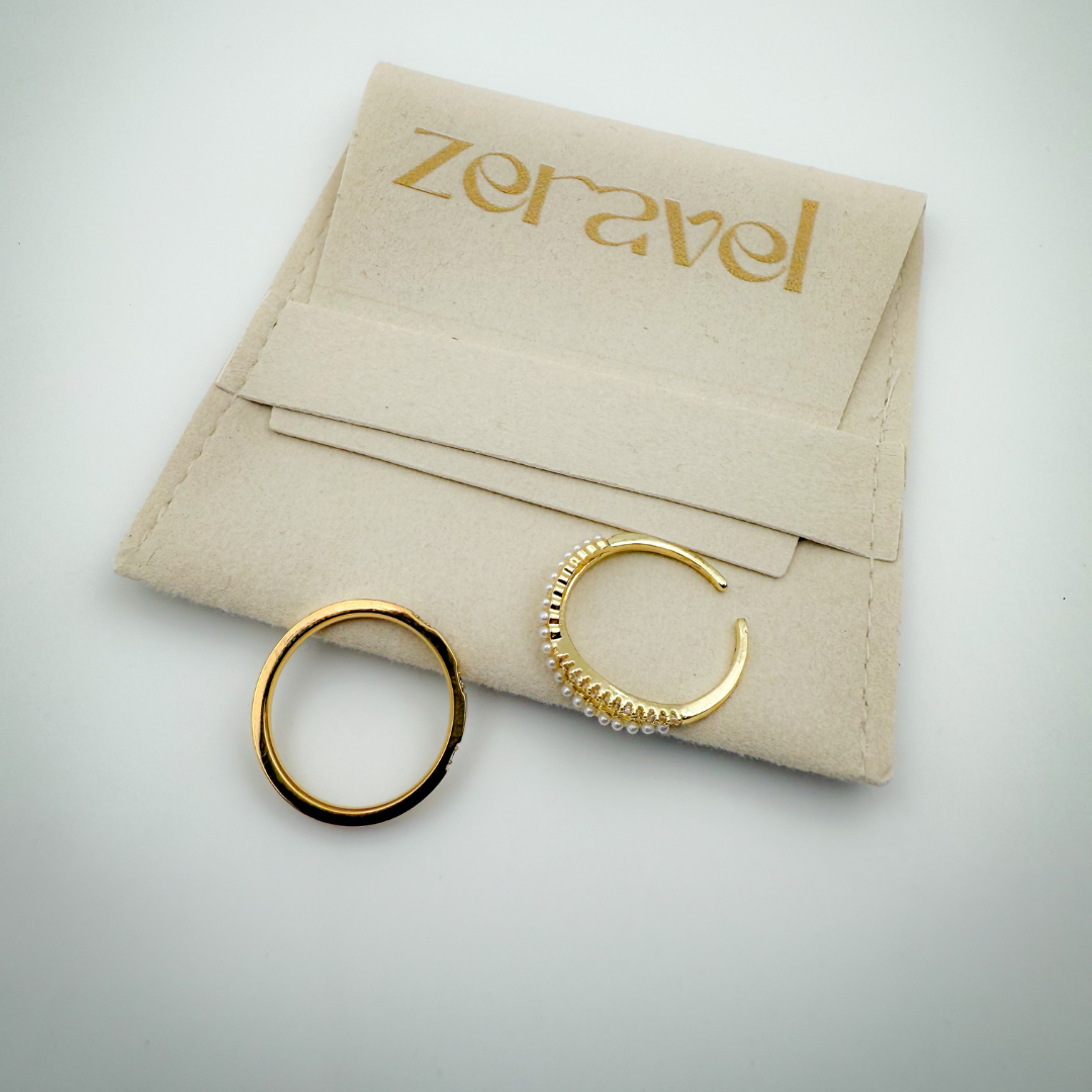 ZEWQ Ringpaket - 18K vergoldet