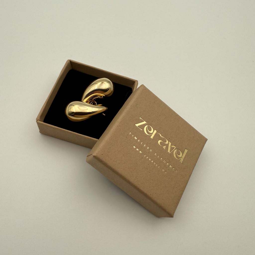 TIL - Tropfen Ohrringe - 18K vergoldet